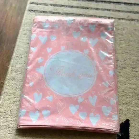 Pink Heart-Thank You 100PCS *Poly Mailers 10x13 Inch. - Picture 1 of 2